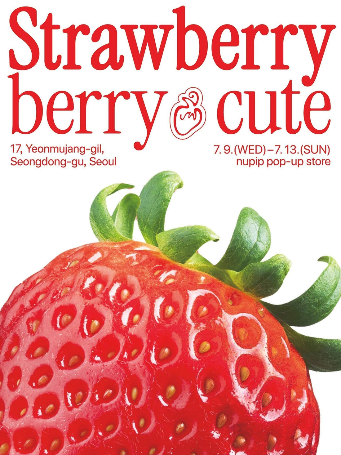 nupip POP-UP: "Strawberry berry cute"