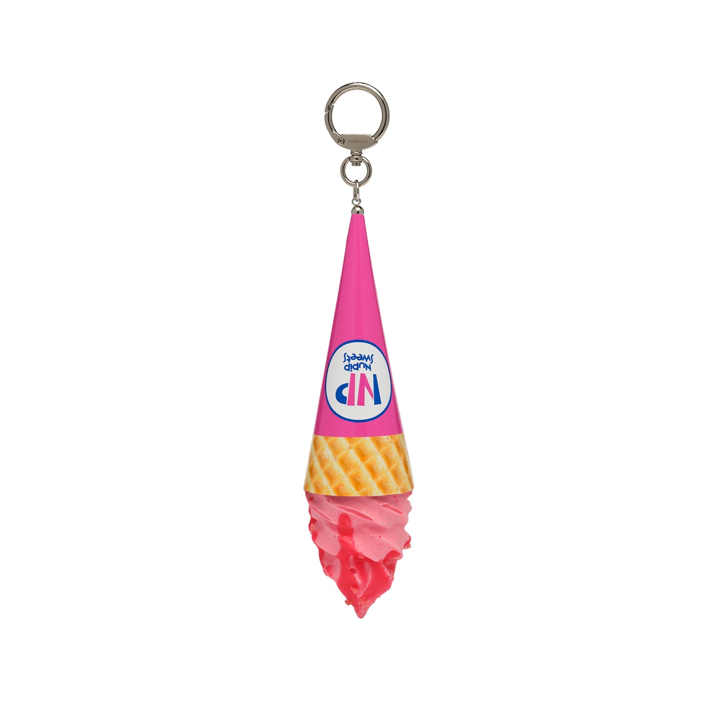 strawberry icecream keyring