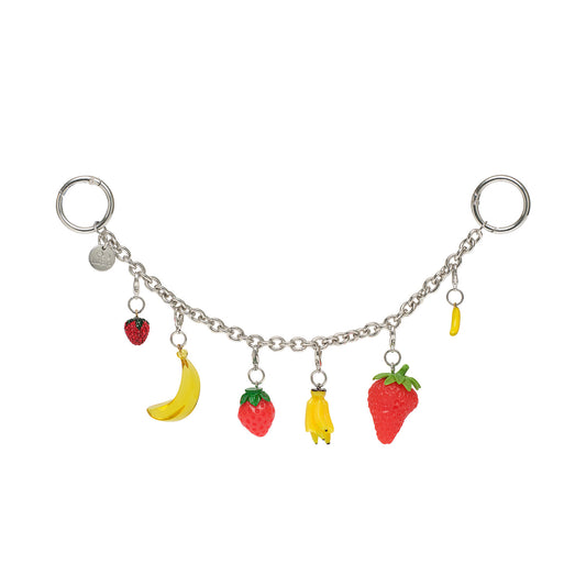 banana & strawberry mix keychain
