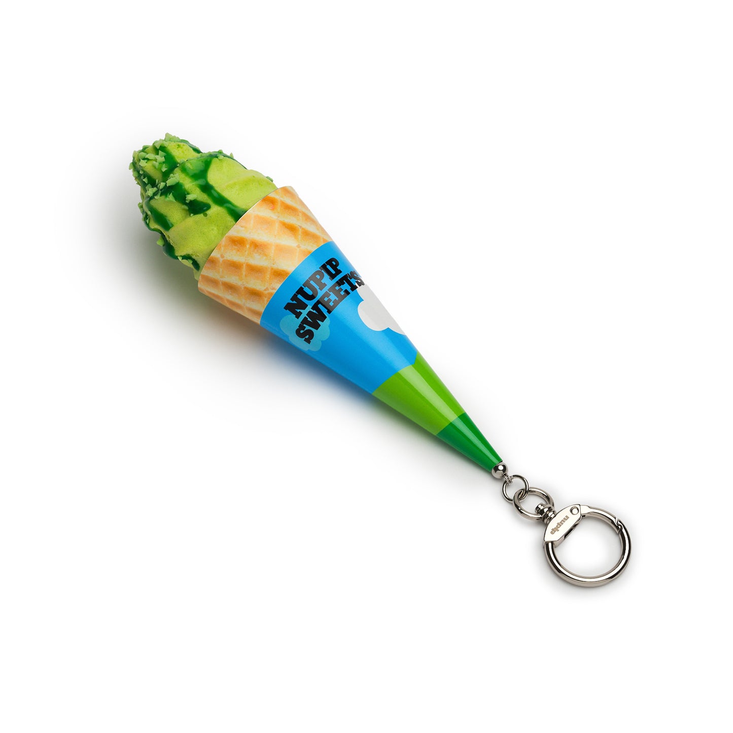 green apple icecream keyring