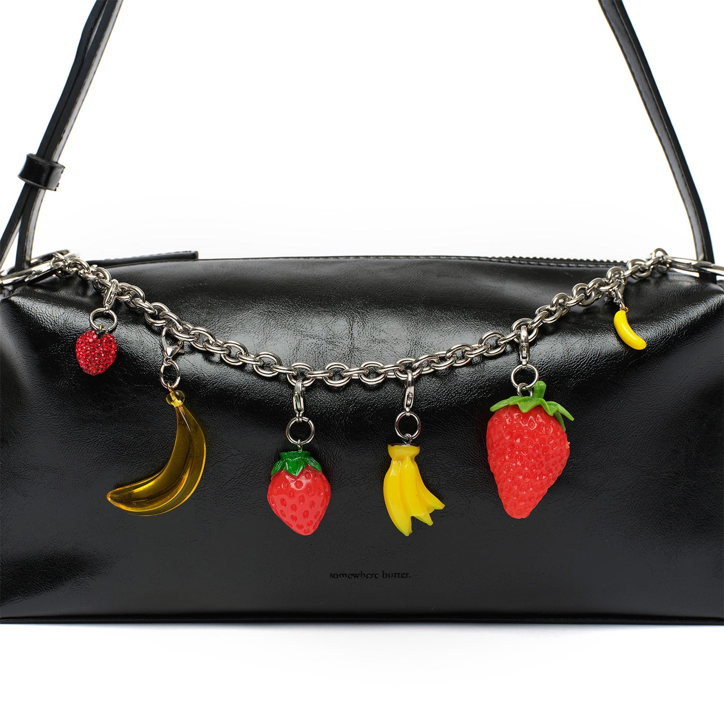 banana & strawberry mix keychain