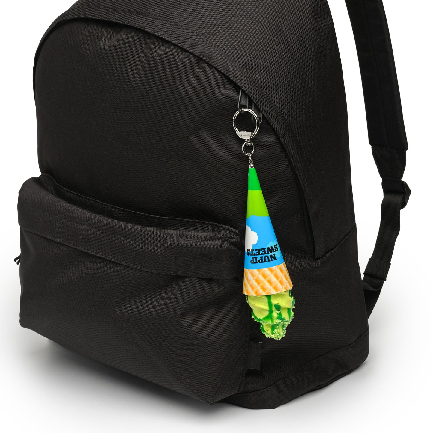 green apple icecream keyring